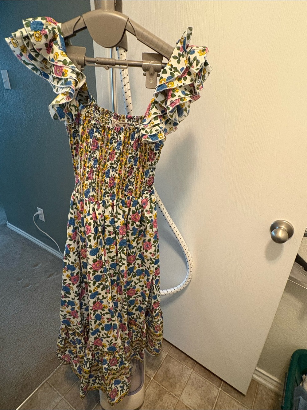 Mille Olympia Dress in Alain Stripe - Picture 5 of 6